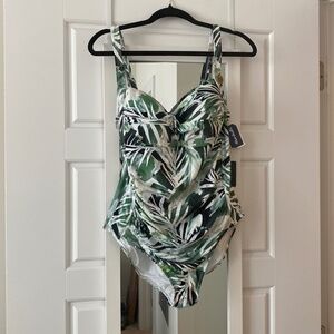 NWT One Piece Bathing Suit - Niptuck Swim - Size 12
